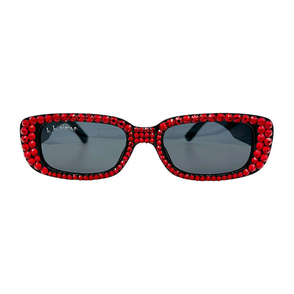 BB Crystal Sunglasses – Black/Red