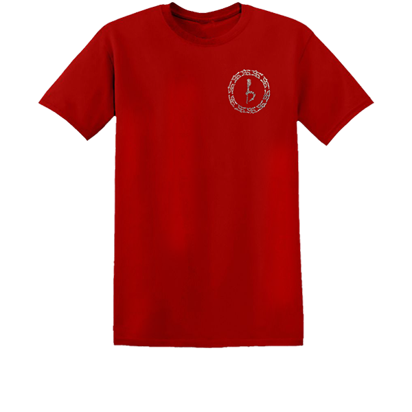 Emblem Tee - Red/Clear