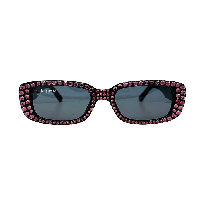 BB Crystal Sunglasses - Black/Purple