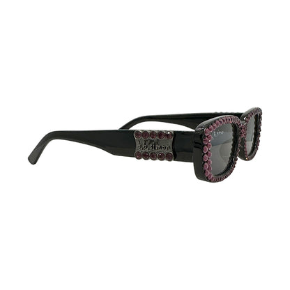 BB Crystal Sunglasses - Black/Purple
