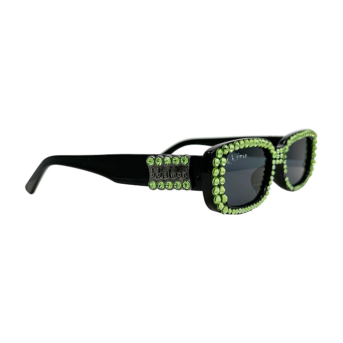 BB Crystal Sunglasses – Black/Green