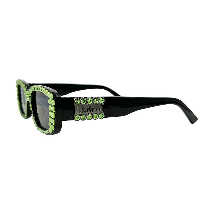 BB Crystal Sunglasses – Black/Green