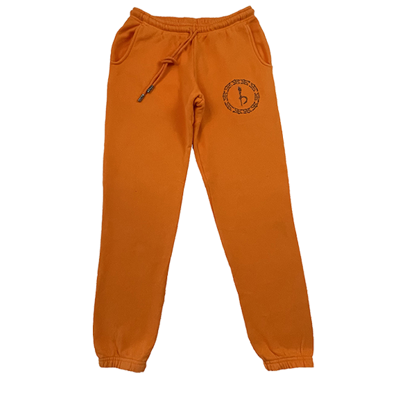 Emblem Sweatpants - Orange/Hem