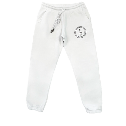 Emblem Sweatpants - White/Black