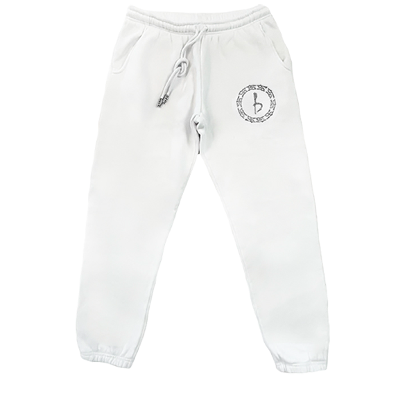 Emblem Sweatpants - White/Hem