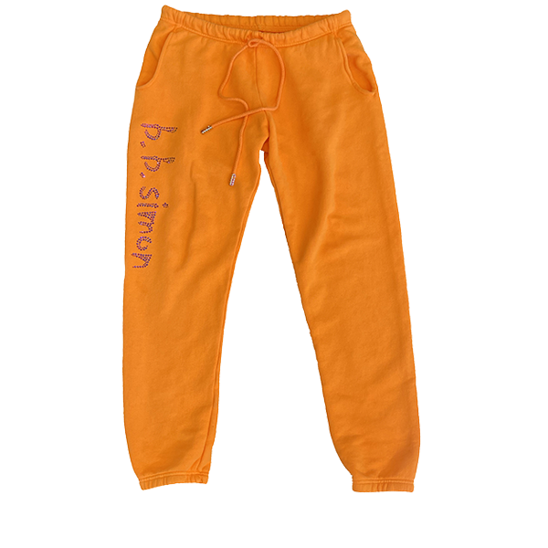 Logo Sweatpants - Orange Volcano