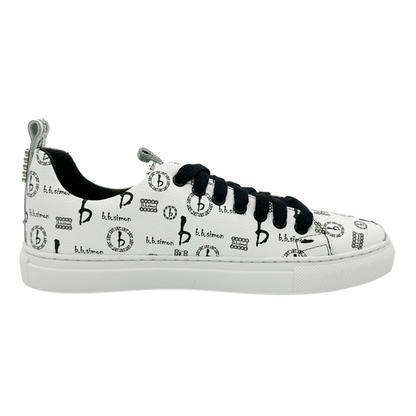 BB Pattern-M-Shoes - White