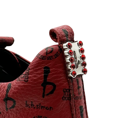 BB Pattern -W-Shoes - Red/White