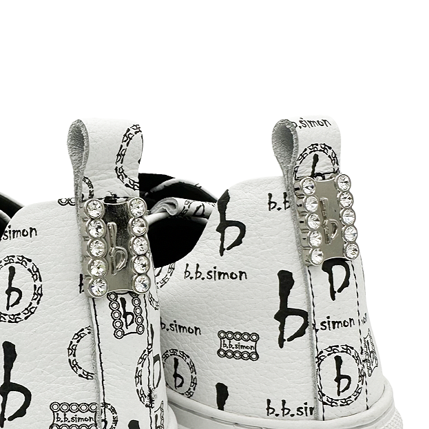 BB Pattern-M-Shoes - White