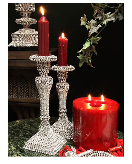 CDH-235 Swarovski Crystal Candle Holder