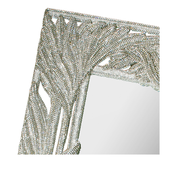 M-508 BB Simon Ornate Wall Diamond Mirrors