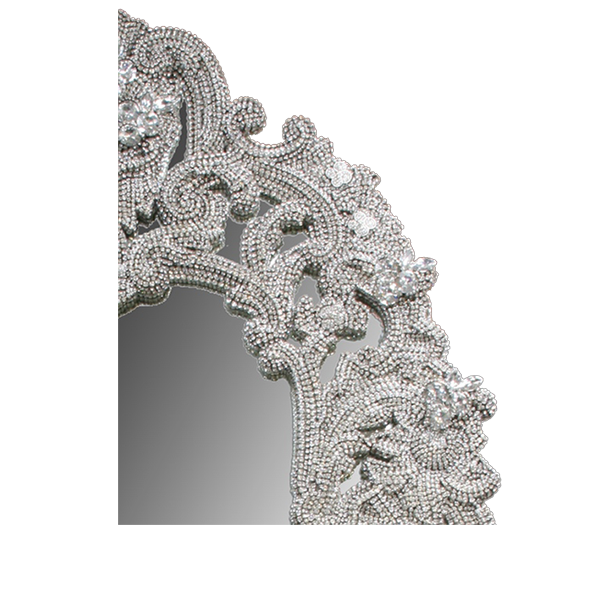 M-514 BB Simon Delicate Designer Crystal Mirror