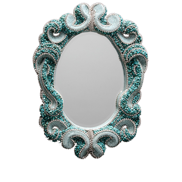 M-520 BB Simon Blue Crystal Mirror