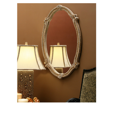M-535-GOLD BB Simon Shimmering Oval Mirror